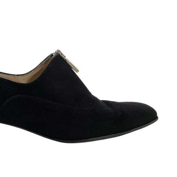 Salvatore Ferragamo Black Pony Hair Square Toe Block Heels Size 9 Made in Italy - Picture 3 of 14